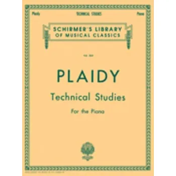 Louis Plaidy: Technical Studies (noty na klavír)