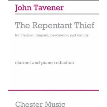 John Tavener: The Repentant Thief (Clarinet/Piano) (noty na klarinet, klavír)