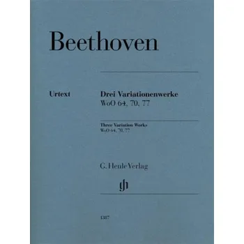 Beethoven: 32 Variation Works WoO 64, 70, 77 (noty na klavír)