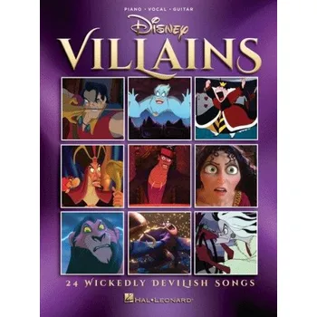 Disney Villains (noty na klavír, zpěv, akordy na kytaru)