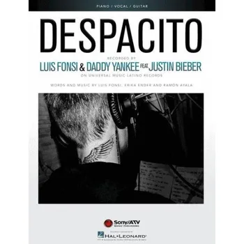 Luis Fonsi & Daddy Yankee: Despacito (noty na klavír, zpěv, akordy)
