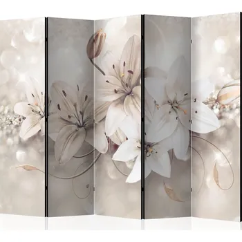 Paraván Paraván - Diamantové lilie II Velikost: 225x172 cm, Provedení: Jednostranný