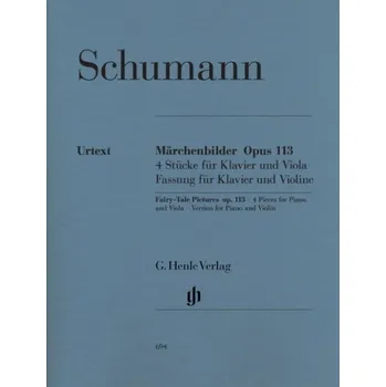 Robert Schumann: Fairy-Tale Pictures op. 113 (noty na housle, klavír)
