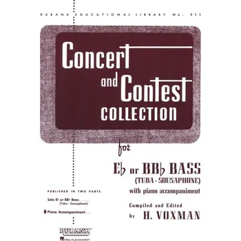 Concert And Contest Collection (noty na tubu, klavír)