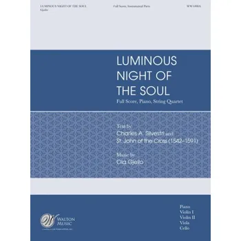 Ola Gjeilo: Luminous Night of the Soul - SSAATTBB (noty na sborový zpěv, smyčcový kvartet, klavír)