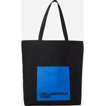Kabelka TAŠKA KARL LAGERFELD JEANS NS CANVAS TOTE BLACK