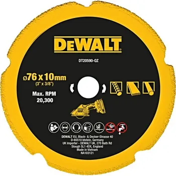 Řezný kotouč DeWALT DT20590-QZ 76 mm