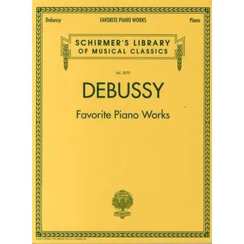 Claude Debussy: Favourite Piano Works (noty, klavír)