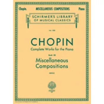 Chopin: Complete Works For The Piano - Book 7 (noty na klavír)