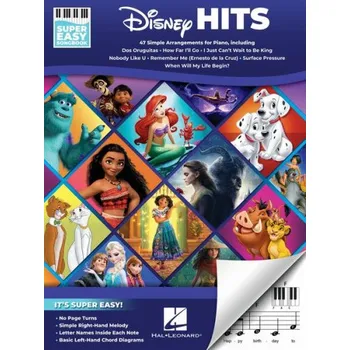 Super Easy Songbook: Disney Hits (noty na super snadný klavír)