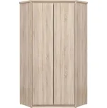 MOB Rohová šatní skříň Tempo Kondela Nordanas 27 (dub sonoma)