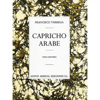 Francisco Tárrega: Capricho Arabe (noty na kytaru)