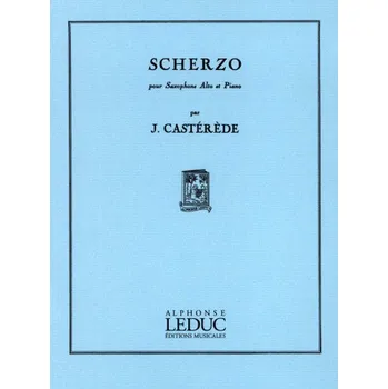 Jacques Casterede: Scherzo (noty na altsaxofon, klavír)