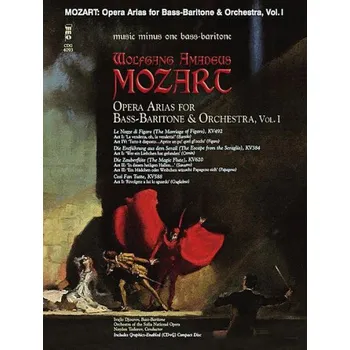 Mozart: Mozart Opera Arias for Bass Baritone & Orchestra - Vol. I (noty na zpěv) (+audio)
