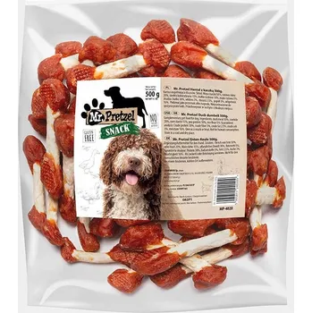Pamlsek pro psa Mr. Pretzel Psí Pamlsek Činka s kachnou 500g