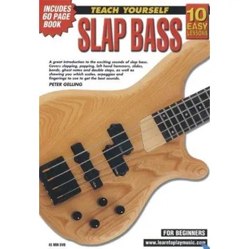 10 Easy Lessons: Teach Yourself Slap Bass (video škola hry & booklet pro baskytaru)