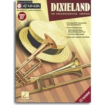 Jazz Play-Along 87: Dixieland (noty, nástroje C, Eb, Bb, basového klíče) (+audio)