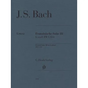 Johann Sebastian Bach: Französische Suite III - D-moll BWV 814 (noty na klavír)