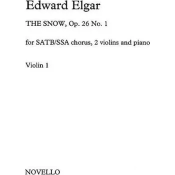 Edward Elgar: The Snow Op.26 No.1 (Violin 1) (noty na housle)