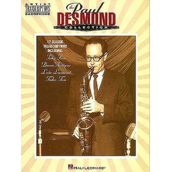 The Paul Desmond Collection Artist Transcriptions (noty na altsaxofon, akordy)