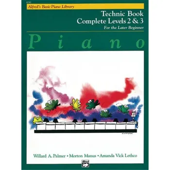 Alfred's Basic Piano Library Technic Book 2-3 Complete (noty na klavír)