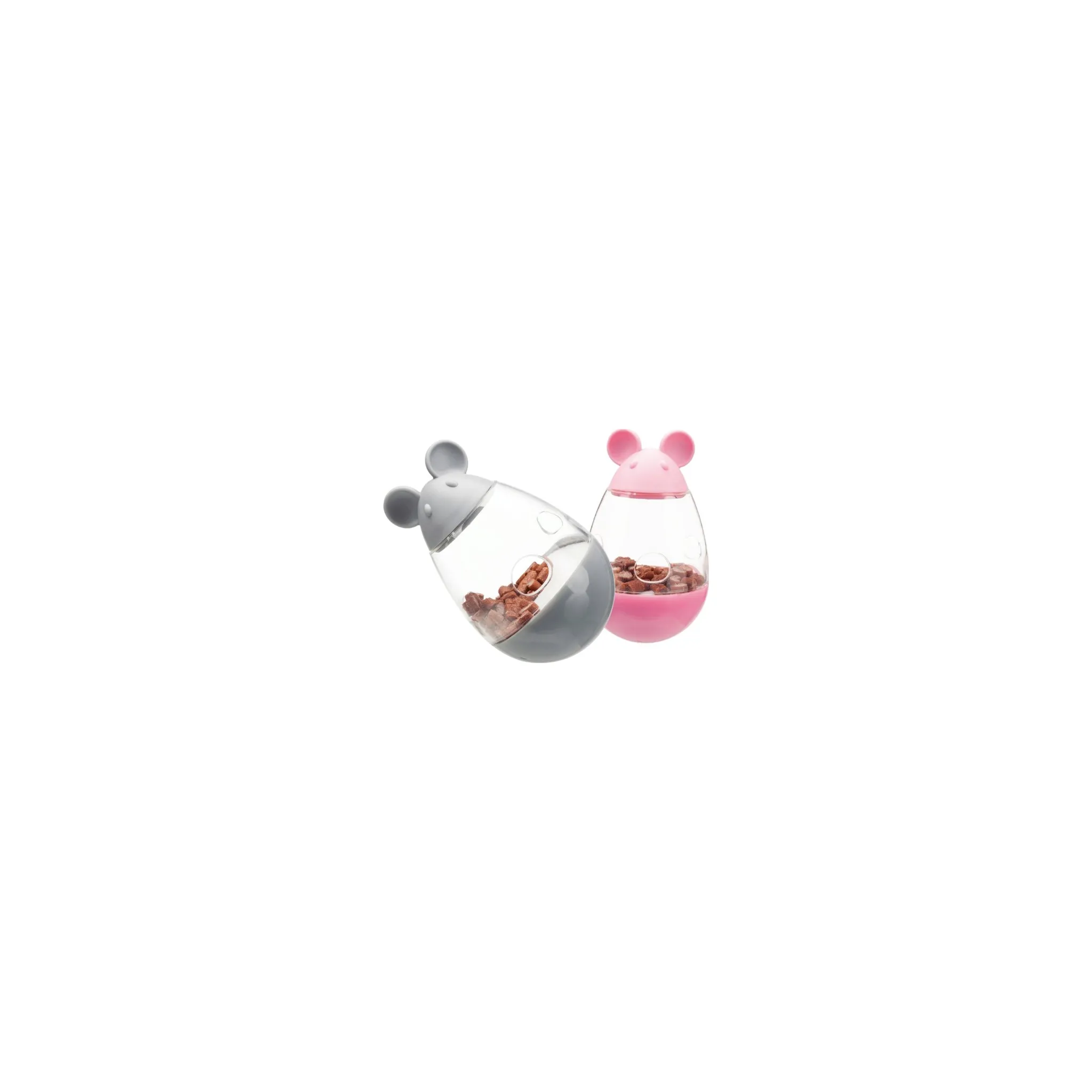 Fotografie 1 - Hračka pro kočku Trixie Cat Activity Snack Mouse myška na pamlsky 9 cm mix barev