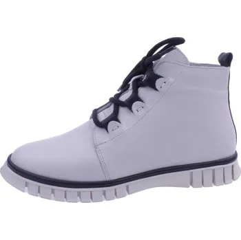 Dámské polobotky Boty MaGo 24410 šedé dámské kožené kotníkové Velikost: 38