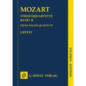 W.A. Mozart: String Quartets Volume 2 - Early Viennese Quartets (noty pro smyčcový kvartet)