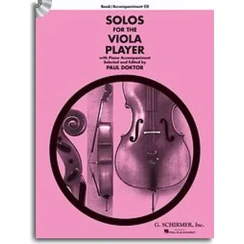 Solos For The Viola Player (noty, housle, klavír) (+audio)