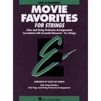 Essential Elements Movie Favorites for Strings (noty pro klavírní doprovod)