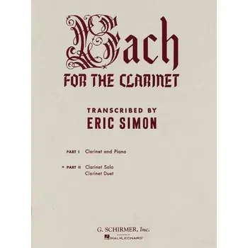 Bach for the Clarinet - Part 2 (noty na klarinet)