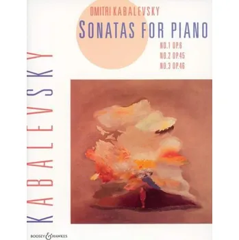 Dmitrij Kabalevskij: Sonatas op. 6, 45, 46 (noty na klavír)