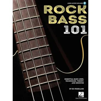 Ed Friedland: Rock Bass 101 (noty, tabulatury na baskytaru)(+audio)