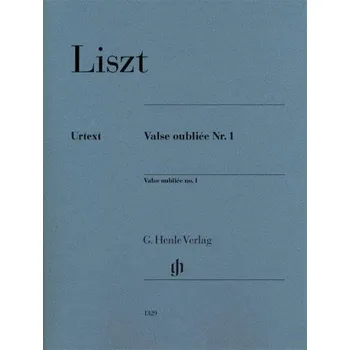Franz Liszt: Valse Oubliée No. 1 (noty na klavír)