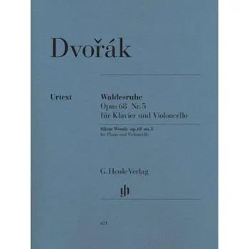 Antonín Dvořák: Silent Woods / Klid Op.68 No.5 (noty na violoncello, klavír)