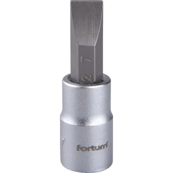 Klíč Klíč zástrčný šroubovák plochý, 1/4', 7,0mm, L 37mm, CrV/S2, FORTUM