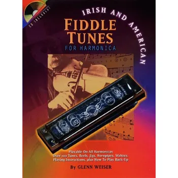 Irish and American Fiddle Tunes for Harmonica (noty na harmoniku) (+audio)