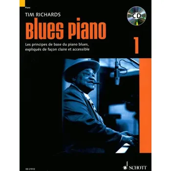 Tim Richards: Blues Piano Band 1 (noty na klavír)(+audio)