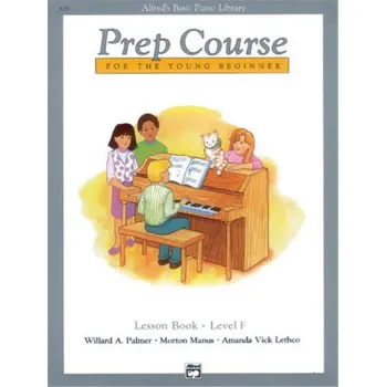 Alfred's Basic Piano Library Prep Course Lesson F (noty na klavír)