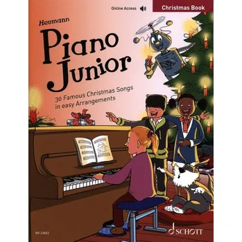 Hans-Günter Heumann: Piano Junior Christmas Book (noty na snadný klavír)(+audio)