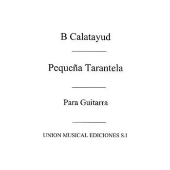 Bartolome Calatayud: Pequena Tarantela (noty na kytaru)