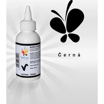 Potravinářské barvivo Barva tekutá cukrářská Airbrush, černá 100 ml/lahvička