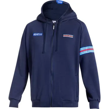 Pánská mikina Sparco Martini Racing Mikina s kapucí MY25, modrá