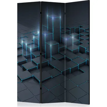 Paraván Paraván - Černé město Velikost: 135x172 cm, Provedení: Akustický