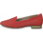 JANA SHOES NĚMECKO Boty JANA 265 červené dámské baleríny Velikost: 39