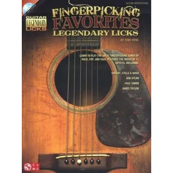 Fingerpicking Favorites: Legendary Licks (noty, tabulatury na kytaru) (+audio)