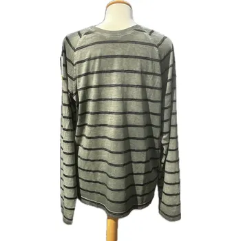 Pánské tričko Pánské triko, dlouhý rukáv, pruhy, velikost L L