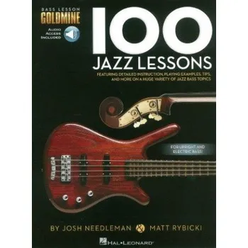 Bass Lesson Goldmine: 100 Jazz Lessons (noty, tabulatury na baskytaru) (+audio)