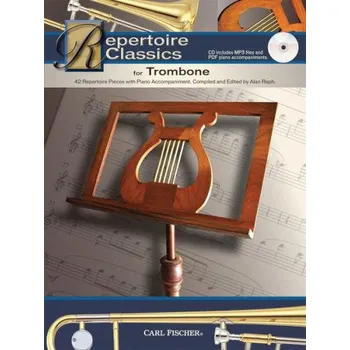 Repertoire Classics for Trombone (noty na pozoun, klavír) (+audio)