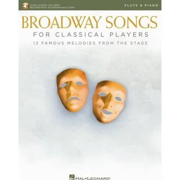 Broadway Songs for Classical Players (noty na příčnou flétnu, klavír) (+audio)